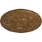 Ekena Millwork Oslo Ceiling Medallion (Fits Canopies up to 10 1/2"), 28 1/8"OD x 1 3/4"P, Smokey Topaz Crackle CM28OSSTC - alternate 3